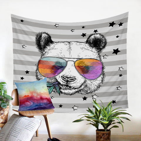 Image of Snazzy Panda SW2482 Tapestry