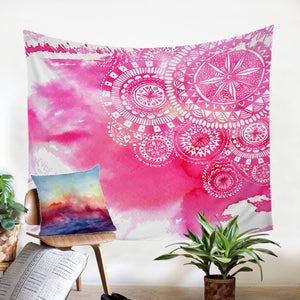 Pink Mandala SW1886 Tapestry