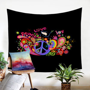 Love Peace SW2168 Tapestry