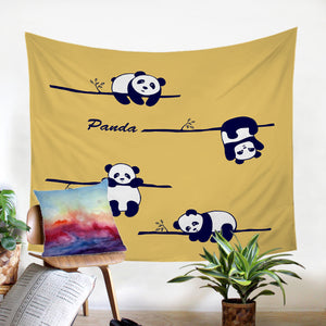 Hanging Pandas SW1654 Tapestry