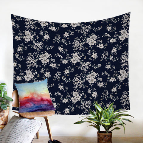 Image of Flower Patterns SW2071 Tapestry