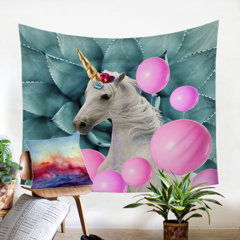 Image of Jewel Unicorn SW2485 Tapestry