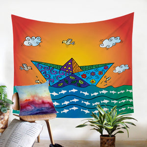 Paper Boat SW1908 Tapestry