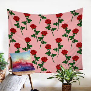 Roses Pink SW2051 Tapestry