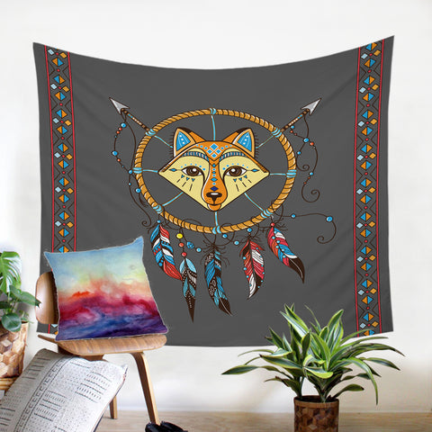 Image of Fox Dream Catcher SW2377 Tapestry