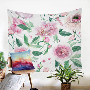 Pink Roses SW2398 Tapestry