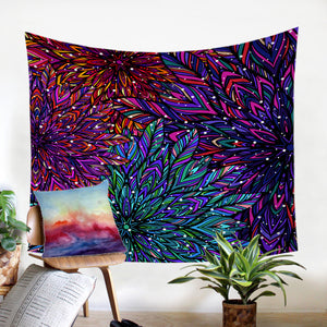 Purplish Bushes SW2035 Tapestry