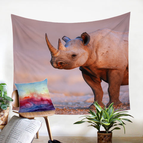 Image of 3D Rhino SW1634 Tapestry