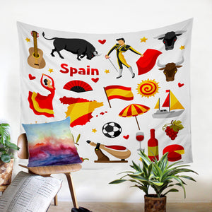 Iconic Spain SW1831 Tapestry