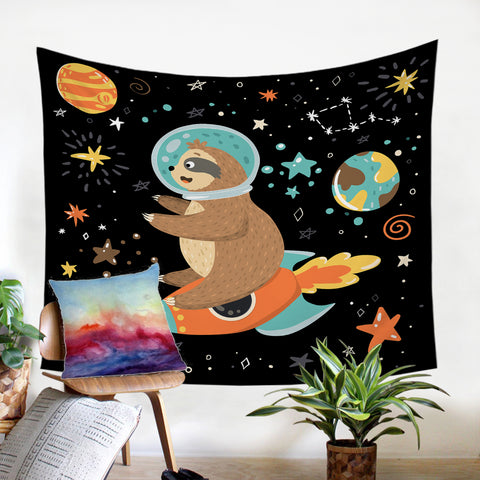 Image of Rocket Sloth SW1627 Tapestry