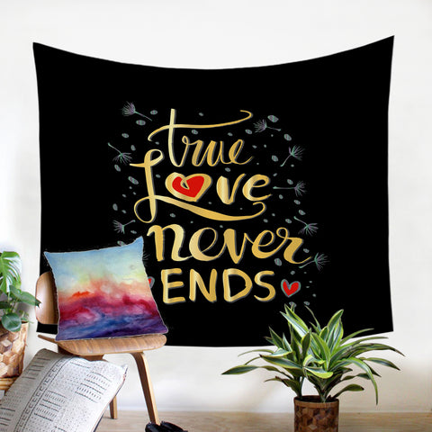 Image of True Love Never Ends SW2072 Tapestry