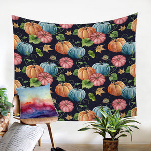 Colorful Pumpkins SW2176 Tapestry