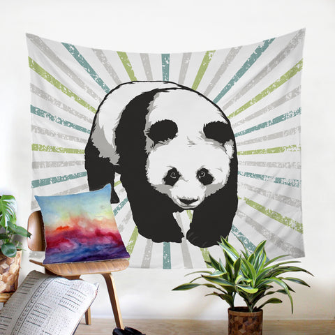 Image of Stocky Panda SW2478 Tapestry