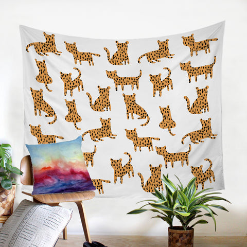 Image of Cartoon Cheetah SW2510 Tapestry