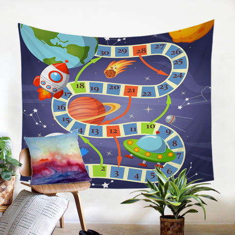 Image of Space Game SW1710 Tapestry