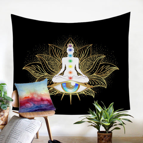 Image of Chakra Meditation SW1894 Tapestry