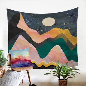 Moon & Mountains SW2386 Tapestry
