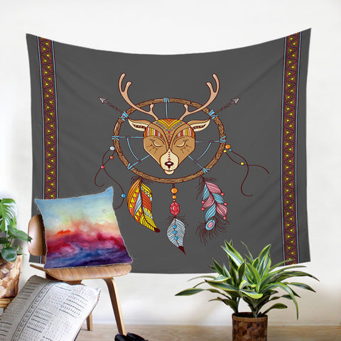 Image of Antler Dream Catcher SW2374 Tapestry