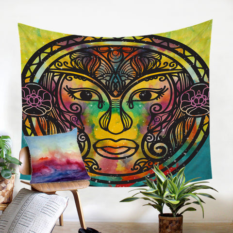 Image of God Face SW2389 Tapestry