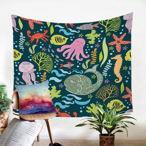 Sea Creatures SW1884 Tapestry