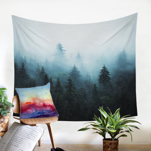 Foggy Forest SW2422 Tapestry