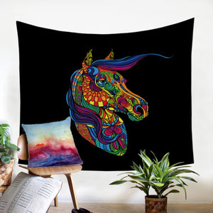 Stylized Horse SW2066 Tapestry