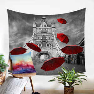 Rainy London SW1837 Tapestry