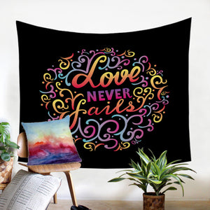 Love Never Fails SW2486 Tapestry
