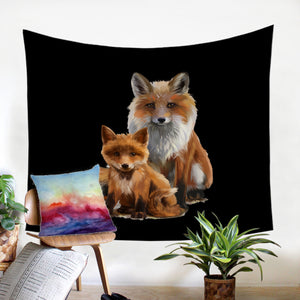 Fox Family SW1905 Tapestry