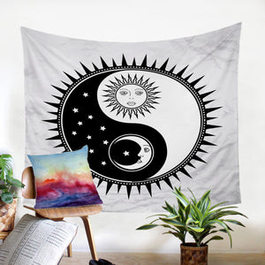 Bipolar Sun & Moon SW2473 Tapestry