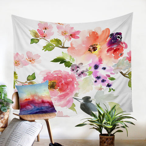 Image of Beautiful Flower SW2410 Tapestry