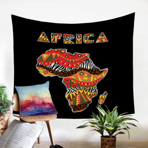 Africa Continent SW1824 Tapestry