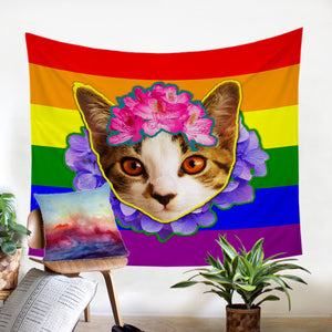 Pride Cat SW2047 Tapestry