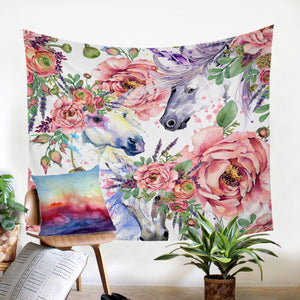 Rosy Horses SW1645 Tapestry