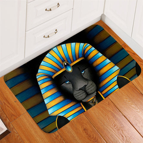 Image of Cartooned Anubis Door Mat