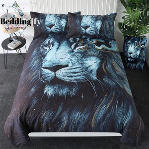 Darkness Lion Comforter Set - Beddingify