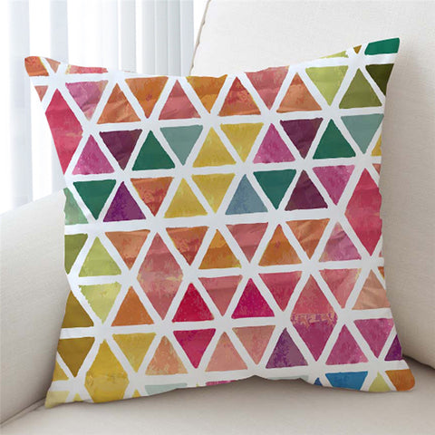 Image of Triangle Patterns Cushion Cover - Beddingify