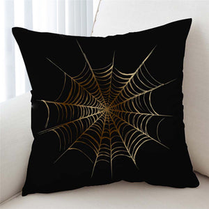 Golden Web Cushion Cover - Beddingify