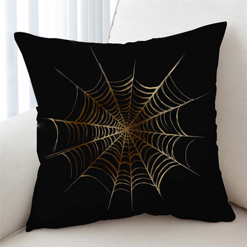 Image of Golden Web Cushion Cover - Beddingify