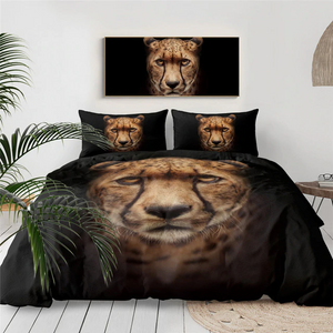 Cheetah Black Bedding Set - Beddingify