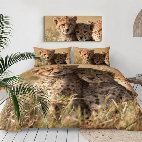 Image of Baby Cheetah Comforter Set - Beddingify