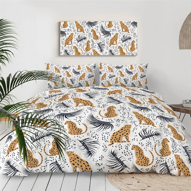 Cheetah Pattern Comforter Set - Beddingify