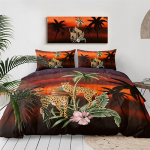 Sunset Cheetah Comforter Set - Beddingify