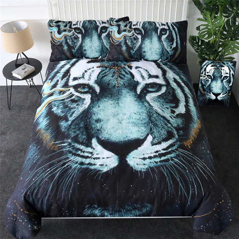 Image of In The Darkness Tiger by Scandy Girl Bedding Set - Beddingify