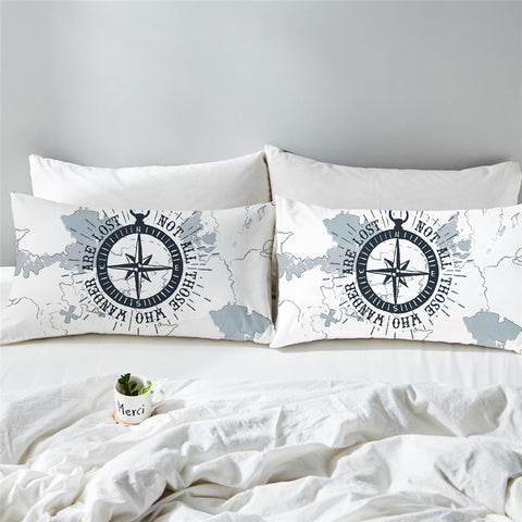 Image of Nautical Compass SPW018514022 Pillowcase