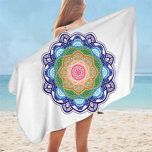 Spiritual Mandala Bath Towel
