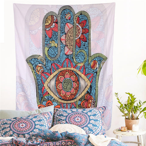 Image of Pattern Holy Hand Tapestry - Beddingify