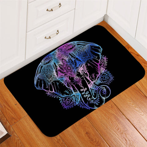 Image of Pixie Purplish Elephant Door Mat