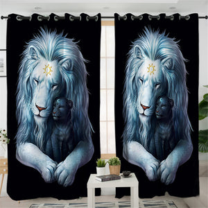 Tiger Family 2 Panel Curtains