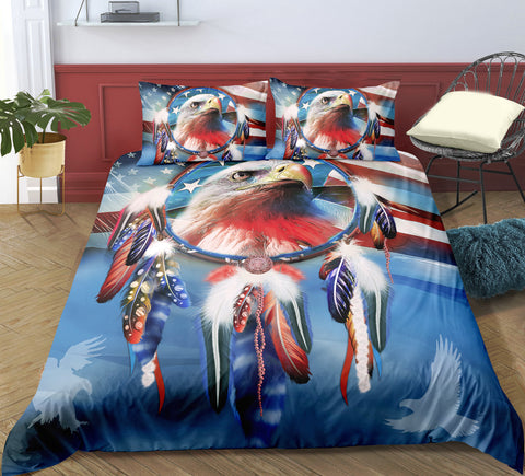 Dreamcatcher Eagle Bedding Set - Beddingify